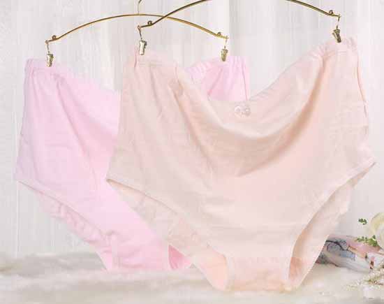 元曼全棉可調(diào)節(jié)素色內(nèi)褲(兩條包)膚粉