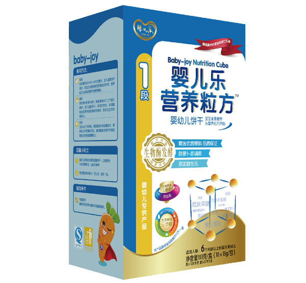 嬰兒樂(lè)營(yíng)養(yǎng)粒方嬰幼兒餅干1段