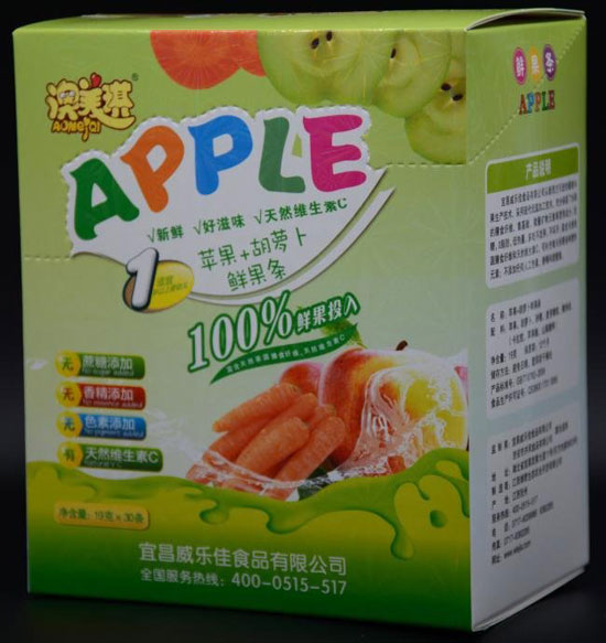 澳美琪鮮果條(蘋(píng)果+胡蘿卜味)