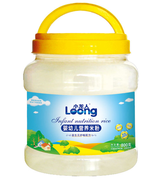 小龍人益生元護暢配方嬰幼兒營養(yǎng)米粉800g
