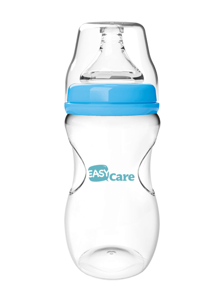 伊斯卡爾240mlPP寬口徑奶瓶(藍)