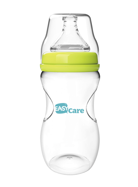 伊斯卡爾240mlPP寬口徑奶瓶(黃)