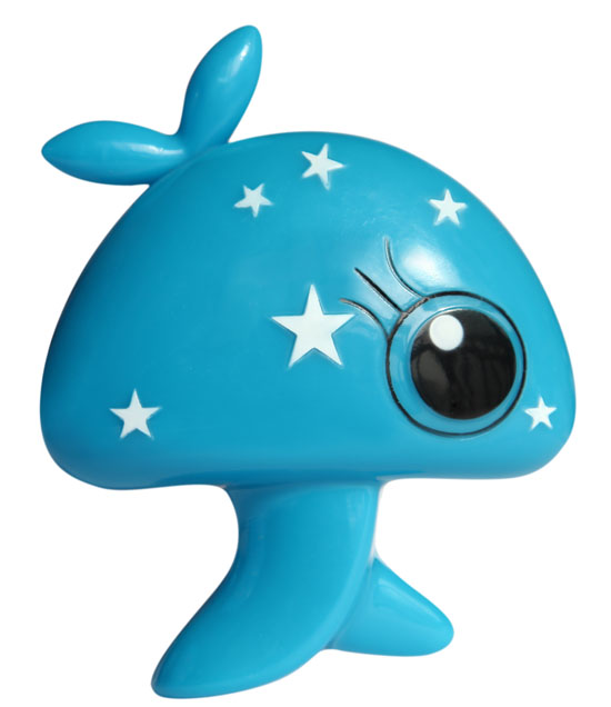 樂琪蘑菇點點夜燈藍色