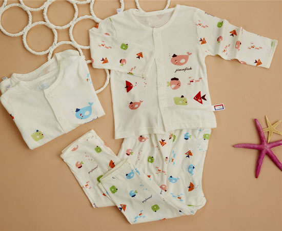 金色小魚蘆薈纖維單面小魚開胸套