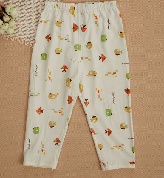 金色小魚(yú)蘆薈纖維單面小魚(yú)單條褲