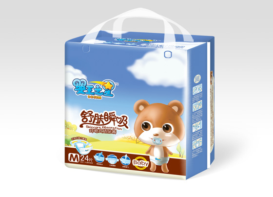 嬰王之星舒膚瞬吸紙尿褲M(mǎn)