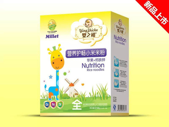 嬰之初蘋(píng)果+鈣鐵鋅護(hù)腸營(yíng)養(yǎng)米粉