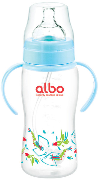 愛(ài)樂(lè)寶300mlPP自動(dòng)奶瓶藍(lán)