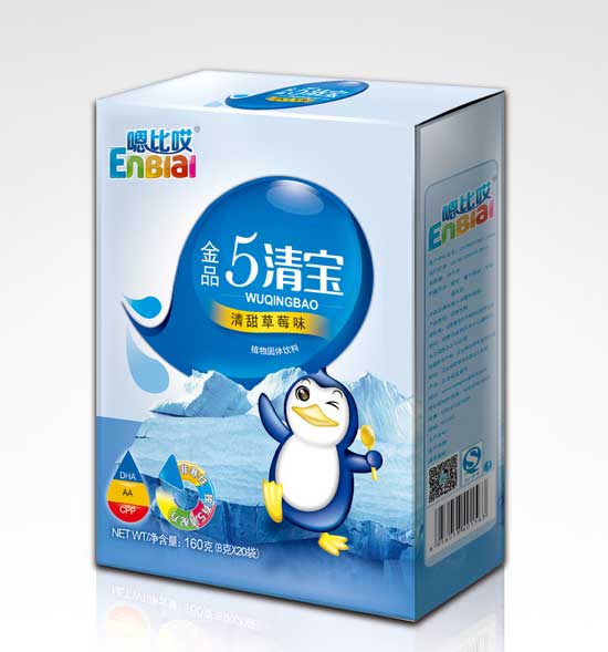 嗯比哎清甜草莓味5清寶