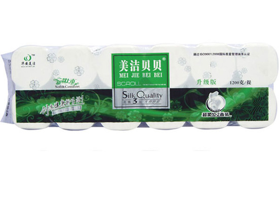 美潔貝貝綠超柔無芯12卷1200g