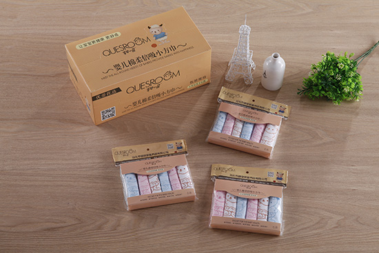 芊嬰小屋嬰兒棉柔倍吸小方巾