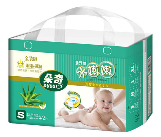 朵奇金裝水嫩嫩蘆薈蠶絲柔嫩紙尿褲-S42