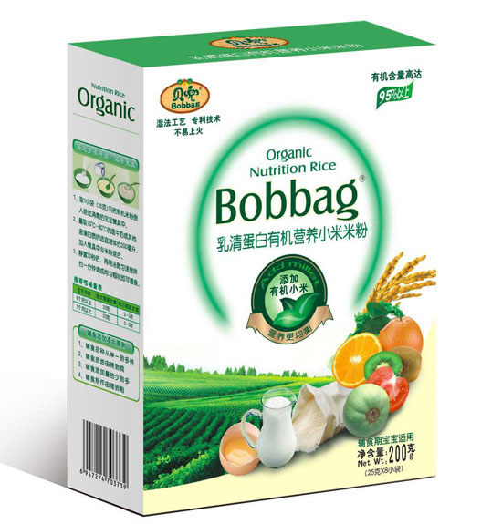 貝兜乳清蛋白有機(jī)營養(yǎng)小米米粉