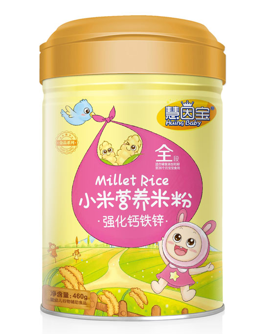 慧因?qū)殢?qiáng)化鈣鐵鋅小米營養(yǎng)米粉