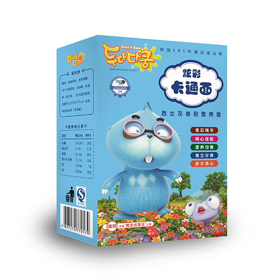 嘟噠西蘭花香菇卡通面