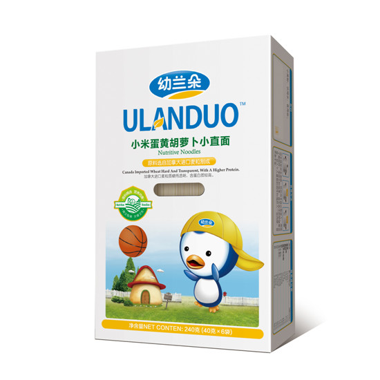 幼蘭朵小米(蛋黃胡蘿卜)小直面