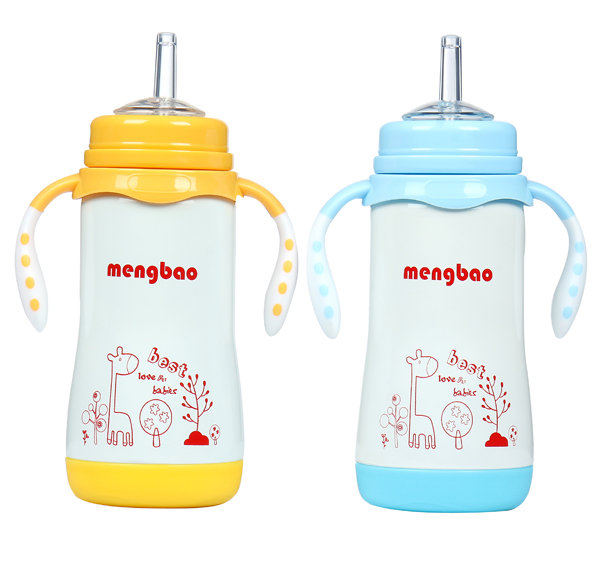 盟寶新款保溫奶瓶