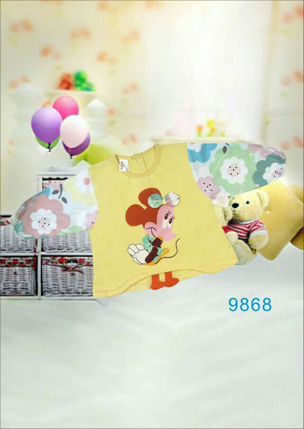 快樂(lè)小天天衛(wèi)衣 黃色 小猴子圖案