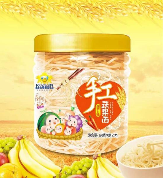 金盾愛(ài)嬰手工面胡蘿卜面