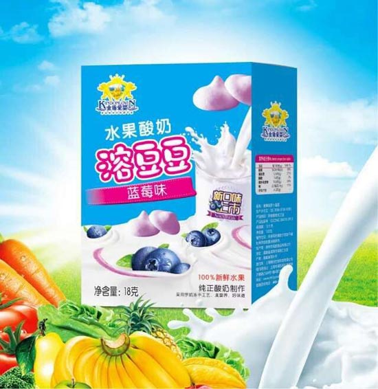 金盾愛嬰溶豆豆藍莓味