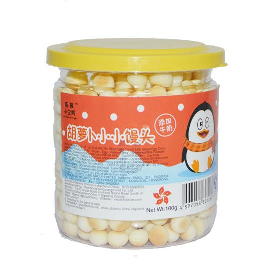 南極小企鵝胡蘿卜小小饅頭100g