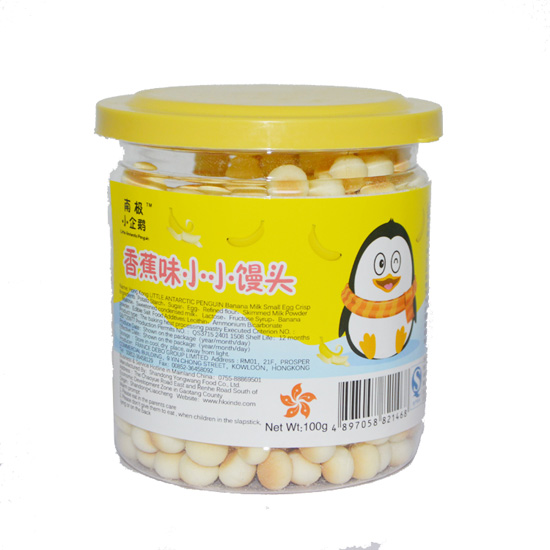 南極小企鵝香蕉小小饅頭100g