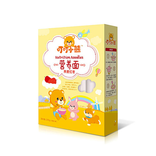 叮叮小熊營養(yǎng)面-燕麥紅棗