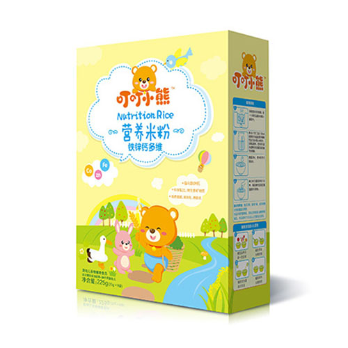 叮叮小熊營養(yǎng)米粉盒裝-鐵鋅鈣多維