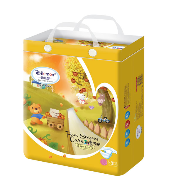 迪樂夢纖柔舒爽嬰兒紙尿褲大包L58