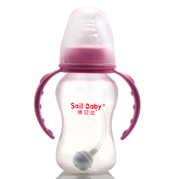 帥貝比奶瓶160M時(shí)尚-紫紅