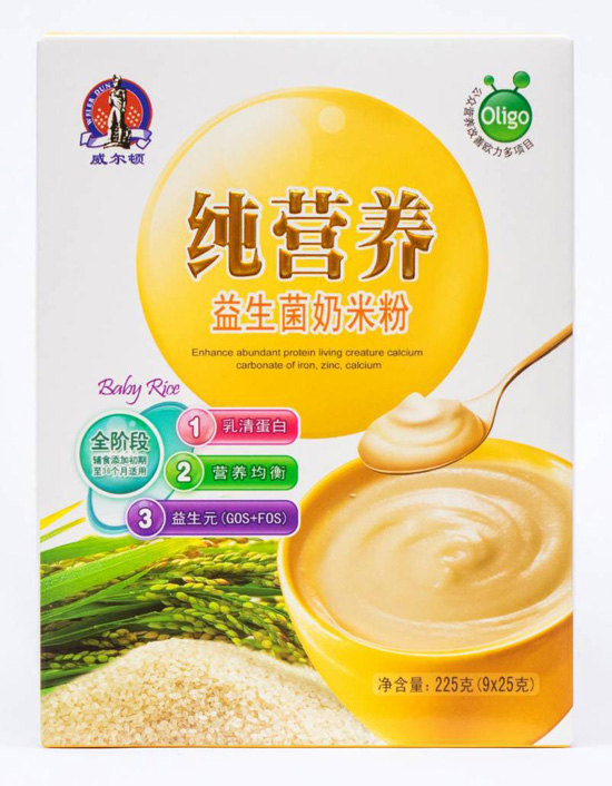 威爾頓225G純營養(yǎng)益生菌奶米粉