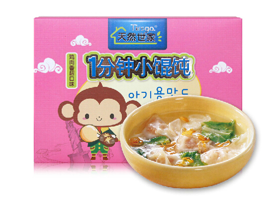 天然世家雞肉香菇1分鐘小餛飩