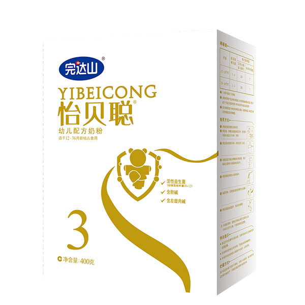 完達(dá)山怡貝聰幼兒配方奶粉(3段) 盒