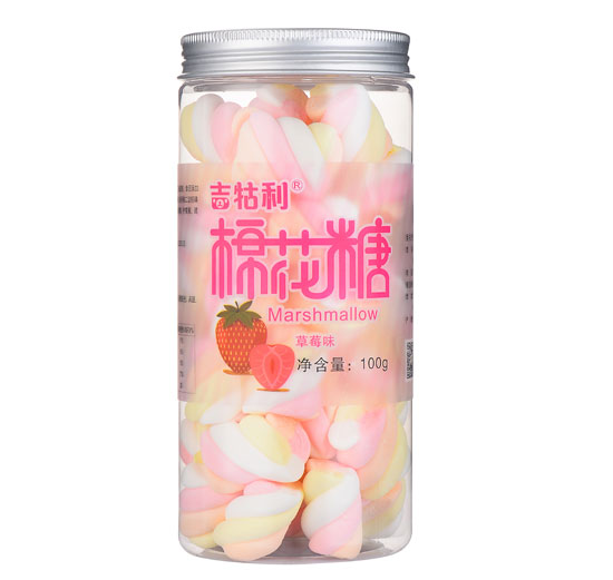 吉牯利草莓味棉花糖