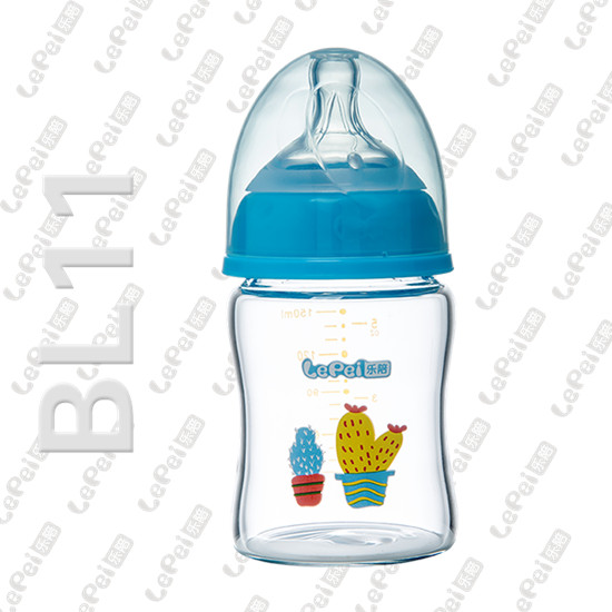 樂陪無柄玻璃奶瓶120ml