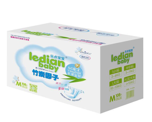 樂點(diǎn)寶寶竹炭因子嬰兒紙尿褲