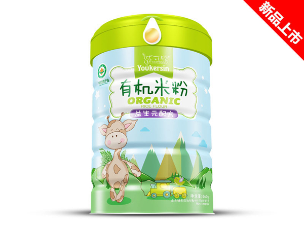 優(yōu)可欣鐵聽(tīng)益生元有機(jī)米粉聽(tīng)裝