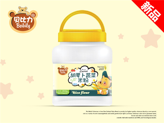 貝比力胡蘿卜蔬菜米粉800克