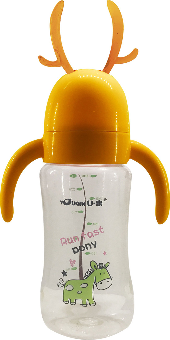 優(yōu)親小馬奶瓶黃色
