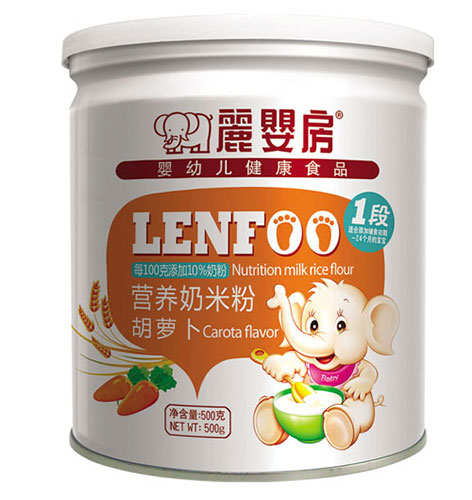 麗嬰房胡蘿卜營養(yǎng)奶米粉