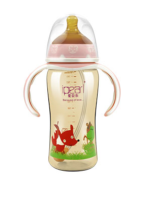 愛貝爾納米銀彩印全自動奶瓶300ML