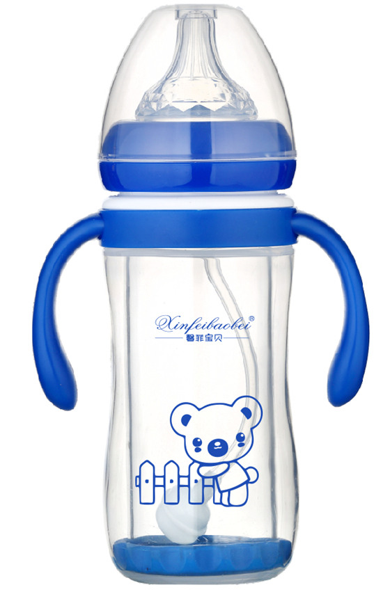 馨菲寶貝奶瓶直筒型藍(lán)色