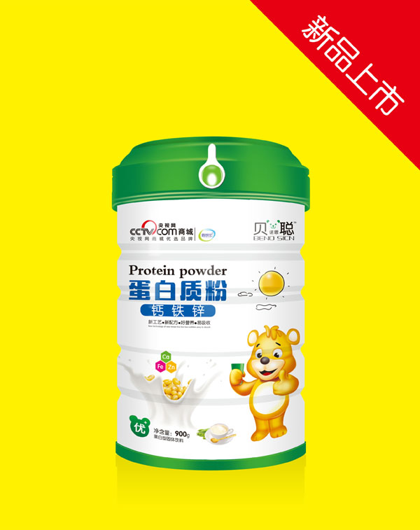 貝諾思聰鈣鐵鋅蛋白質粉