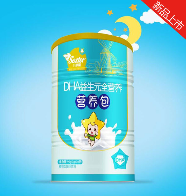 小萌星DHA益生元全營(yíng)養(yǎng)營(yíng)養(yǎng)包