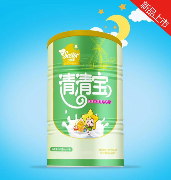 小萌星益生元鐵鋅鈣配方清清寶