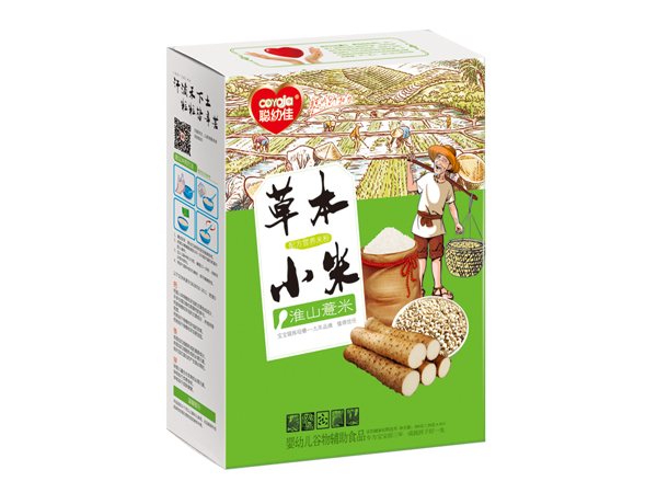 聰幼佳草本小米配方營(yíng)養(yǎng)米粉-淮山薏米 盒裝