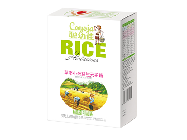 聰幼佳草本小米嬰幼兒配方營(yíng)養(yǎng)米粉-益生元護(hù)暢