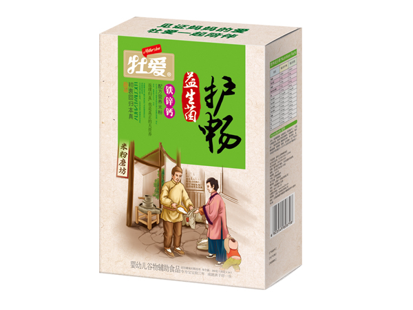 牡愛(ài)益生菌護(hù)暢米粉-鐵鋅鈣