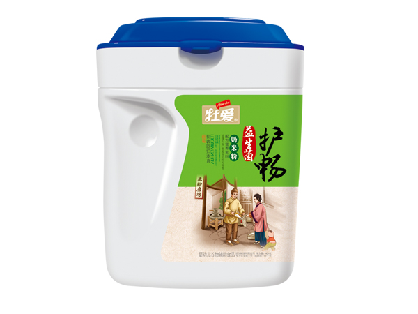 牡愛(ài)益生菌護(hù)暢奶米粉 桶裝