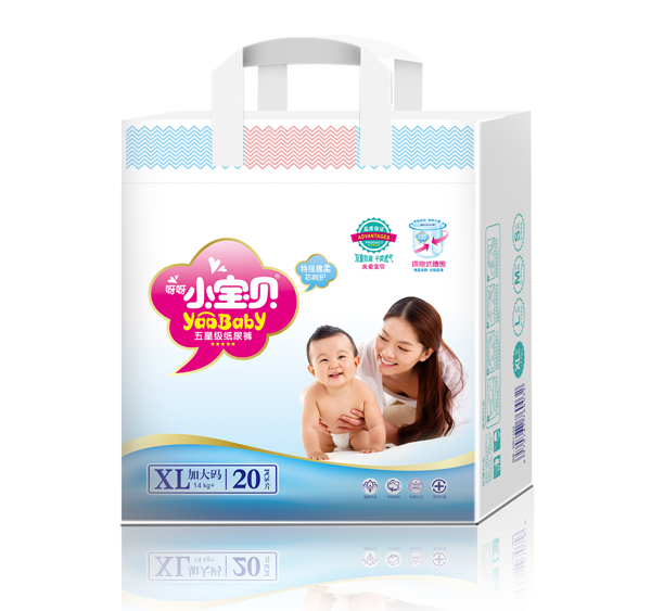 呀呀小寶貝嬰兒紙尿褲小包XL碼20片